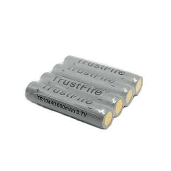 10pcs/daudz TrustFire 10440/AAA 600mAh 3.7 V Litija Baterijas Uzlādējamas Baterijas ar Aizsargāto Borad LED Lukturi