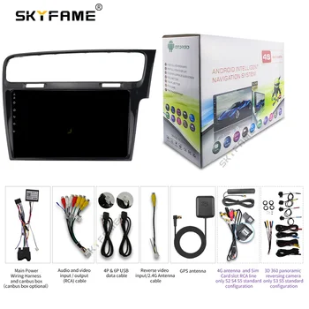 SKYFAME Android 10 Auto Navigācija Radio Multimediju Atskaņotājs, ForVolkswagen GOLF7 golfa 7. Tiesības HD Auto stereo, Gps sistēmas