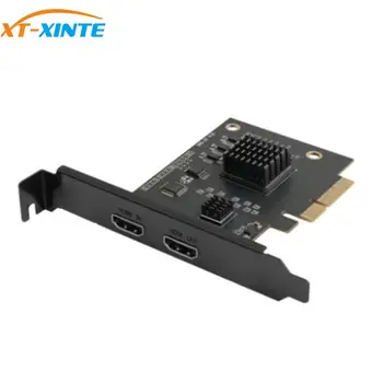 XT-XINTE Bulid-in PCIe HDMI saderīgas Video Uztveršanas Kartes 4K60 HDR PCIe Interfeisu 2K144 1080p240 PS5 Uztveršanas Audio Video Avots