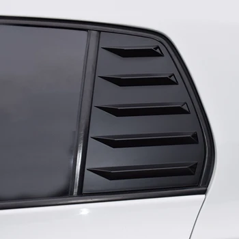 Beler ABS 1 Pāris Sānu Aizmugurējā Loga Žalūzijas Scoop Slēdža Vējstikla Saules Ēnā Vairoga Ventilācijas Vāciņš Melns, der VW Golf MK7 MK7.5 GTI