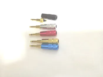 100gab 5color mini 2.5 mm Mono plug Audio lodēšanas adapteris savienotājs Jaunas