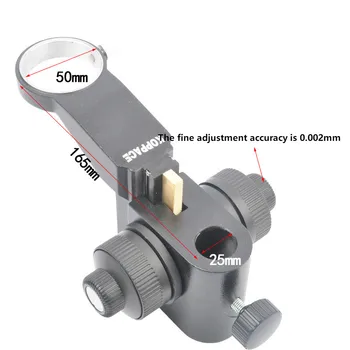 Viena Cilindra Mikroskopu, Koncentrējoties Leņķis Objektīva Diafragmas atvērumu 50 mm Fine Tuning Precizitāti 0.002 mm Fokusēšanas Turētājs