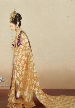 Jin Ling Jiu Tang Dynasty Ķeizariene Krāšņs Tang Uzvalks Hanfu Kostīmu Tematiskās Fotogrāfijas Kostīmu Hanfu Sievietēm Cosplay Kostīms