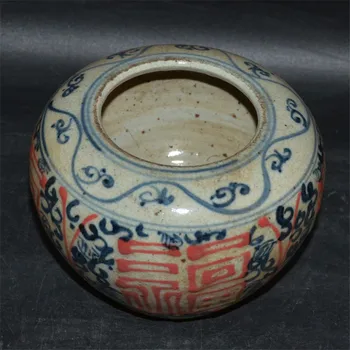 Sākumā kolekcija Jingdezhen keramikas atvērt glazūru Fuzi modelis Tianzi pot pildspalvu veļas kancelejas preces