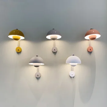 Sienas LED Modernas Lampas Sēņu par Gultas Eju Koridors, Kāpnes, Iekštelpu Apdare, Sienas lampas Mājas Apgaismojums E27