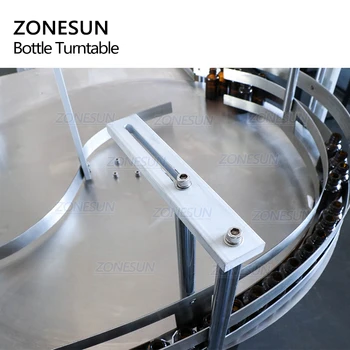 ZONESUN ZS-LP800Z Automātiska Kārtas Rotācijas Plastikāta Stikla Pudele Unscrambler Šķirošanas Vinilplašu Jar Organizē Mašīna
