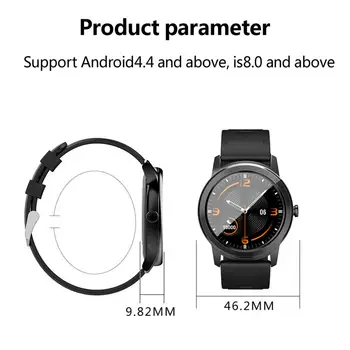 Q669 Smart Skatīties Vīrieši ar skārienekrānu Sports Fitness Watch IP67 Waterproof BT Par Android, ios smartwatch