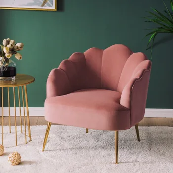 Modernas minimālisma stila auduma, metāla, atpūtas dīvāns-krēsls ar atzveltni elegants interjers izkārnījumi dzīvoklis villa guļamistabas