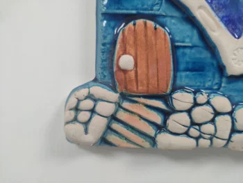 Roku Darbs Handpainted Keramikas Flīžu Turku Unikālu Rotājumu Sienas Karājas Mājās Piederumi Ziemassvētku Dāvanu Diwali Apdare