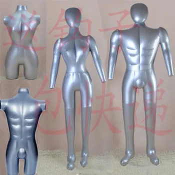 Bezmaksas Piegāde!Jaunās Piepūšamās Modeli, Jaunu Modes Cilvēks Visu 1 Set/4Pieces Ķermeņa Piepūšamās Manekena Manekena Rumpja Modelis